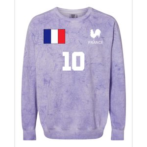 France Soccer Jersey Colorblast Crewneck Sweatshirt