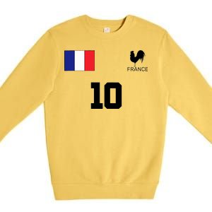 France Soccer Jersey Premium Crewneck Sweatshirt