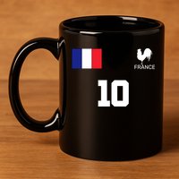 France Soccer Jersey 11oz C Handle Ceramic Mug