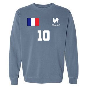 France Soccer Jersey Garment-Dyed Sweatshirt