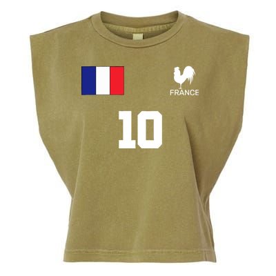 France Soccer Jersey Garment-Dyed Women's Muscle Tee