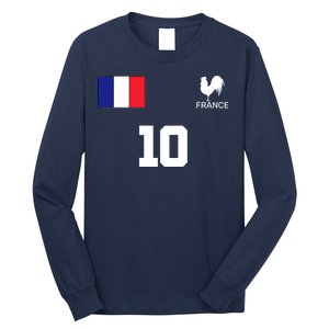 France Soccer Jersey Long Sleeve Shirt