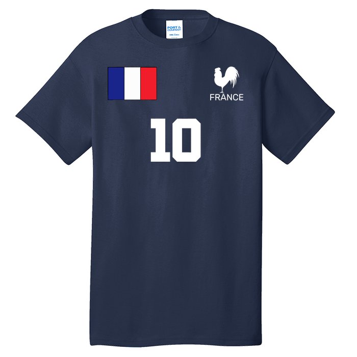 France Soccer Jersey Tall T-Shirt