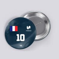 France Soccer Jersey Button