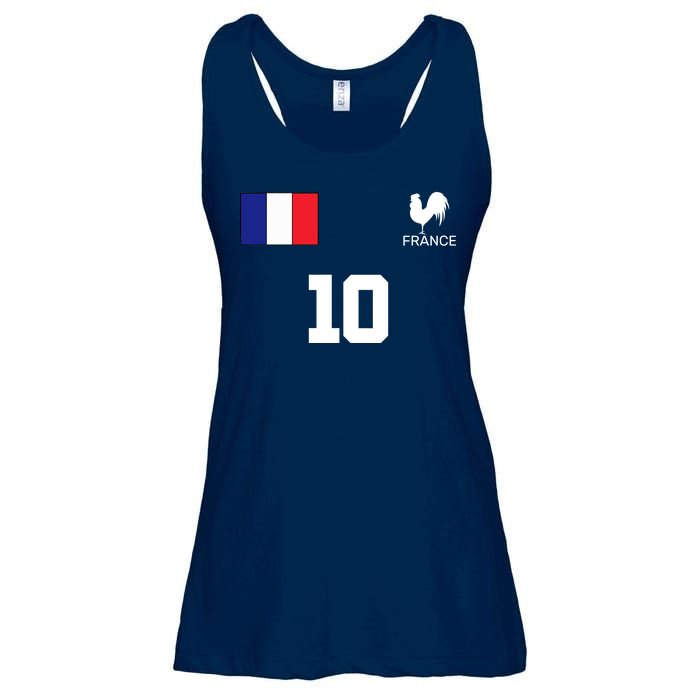 France Soccer Jersey Ladies Essential Flowy Tank