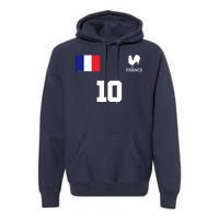 France Soccer Jersey Premium Hoodie