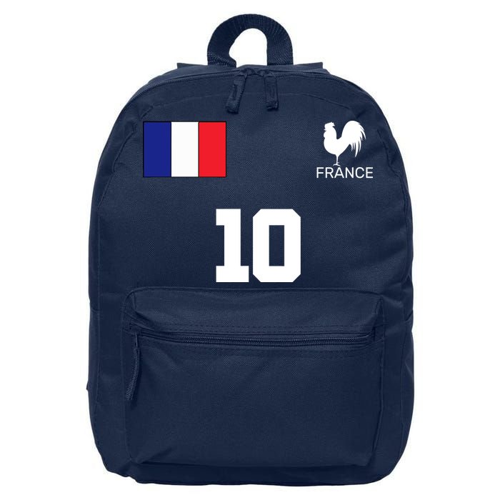 France Soccer Jersey 16 in Basic Backpack
