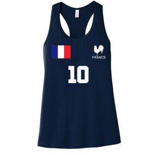 France Soccer Jersey Women's Racerback Tank