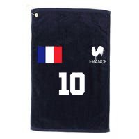 France Soccer Jersey Platinum Collection Golf Towel