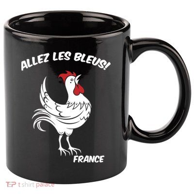 France Soccer World Allez Les Bleus 11oz C Handle Ceramic Mug