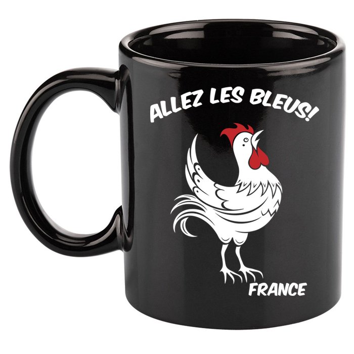 France Soccer World Allez Les Bleus 11oz C Handle Ceramic Mug