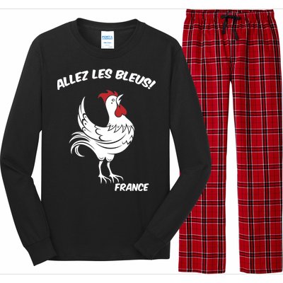 France Soccer World Allez Les Bleus Long Sleeve Pajama Set