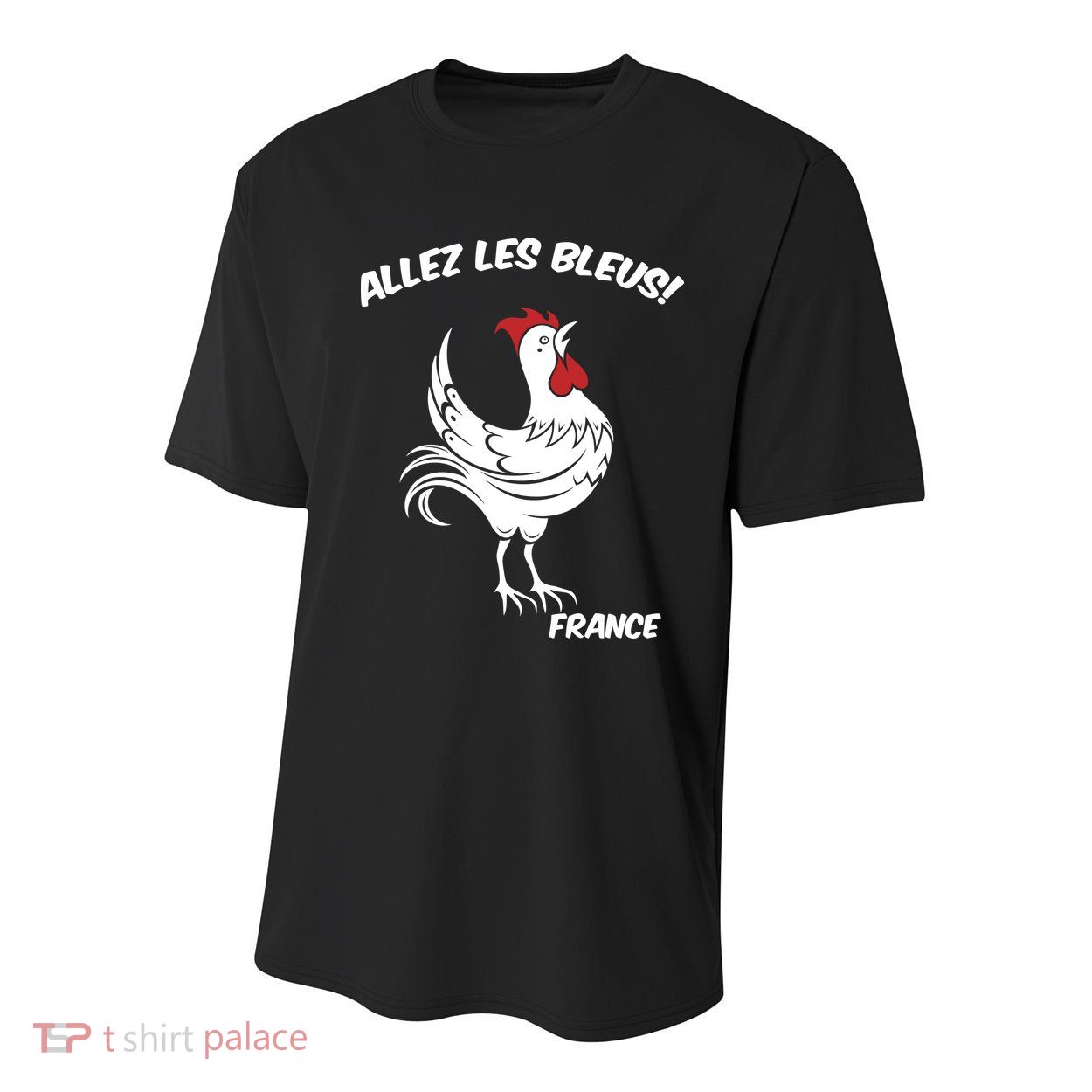 France Soccer World Allez Les Bleus Youth Performance Sprint T-Shirt