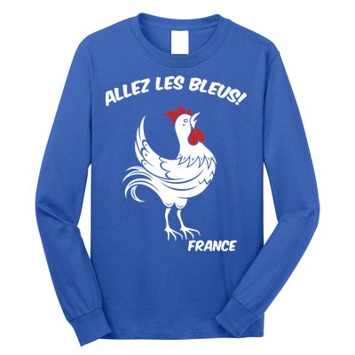 France Soccer World Allez Les Bleus Long Sleeve Shirt