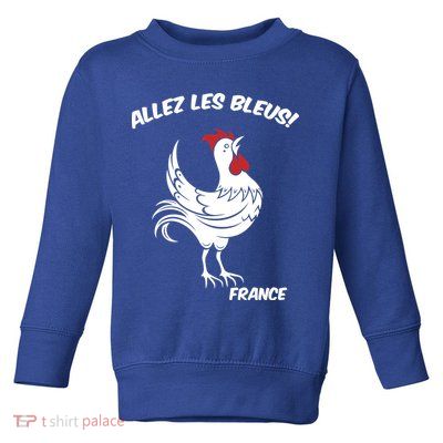 France Soccer World Allez Les Bleus Toddler Sweatshirt