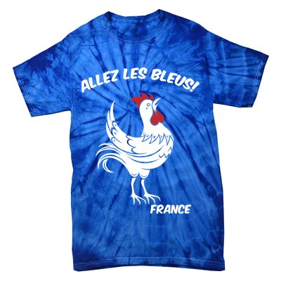 France Soccer World Allez Les Bleus Tie-Dye T-Shirt