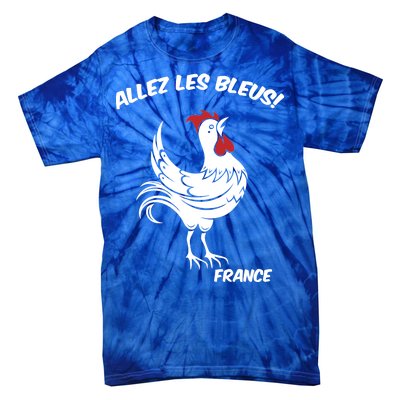 France Soccer World Allez Les Bleus Tie-Dye T-Shirt