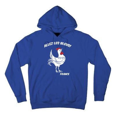 France Soccer World Allez Les Bleus Tall Hoodie