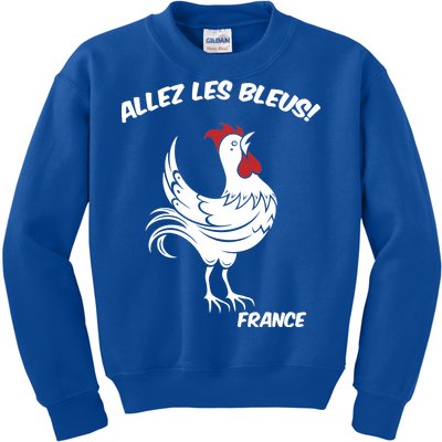 France Soccer World Allez Les Bleus Kids Sweatshirt