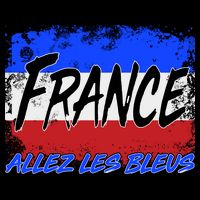 France Team Flag Allez Les Bleus Soccer Cooling Performance Crew T-Shirt