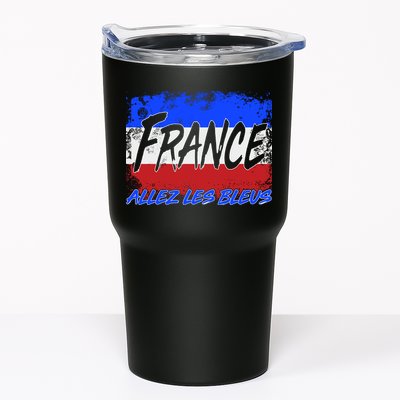 France Team Flag Allez Les Bleus Soccer Tumbler