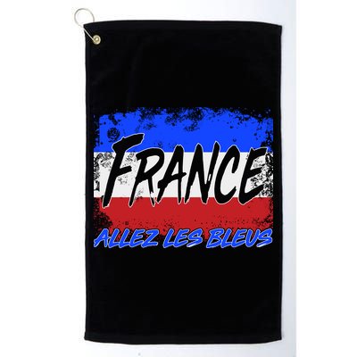 France Team Flag Allez Les Bleus Soccer Golf Towel