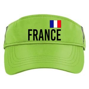 France Team Flag Logo Adult Drive Performance Visor