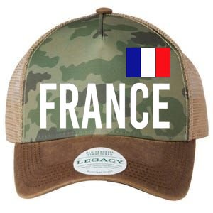 France Team Flag Logo Legacy Tie Dye Trucker Hat