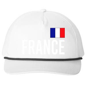 France Team Flag Logo Snapback Five-Panel Rope Hat