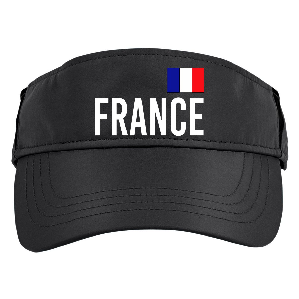 France Team Flag Logo Adult Drive Performance Visor