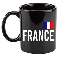 France Team Flag Logo 11oz C Handle Ceramic Mug