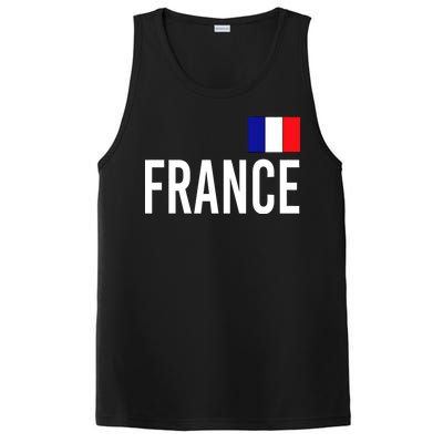 France Team Flag Logo PosiCharge Competitor Tank