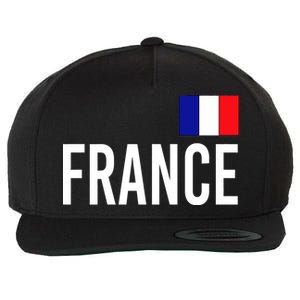 France Team Flag Logo Wool Snapback Cap