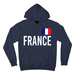 France Team Flag Logo Hoodie