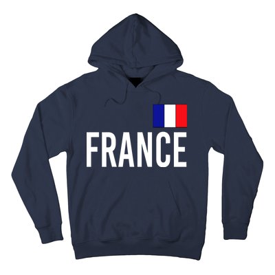 France Team Flag Logo Hoodie