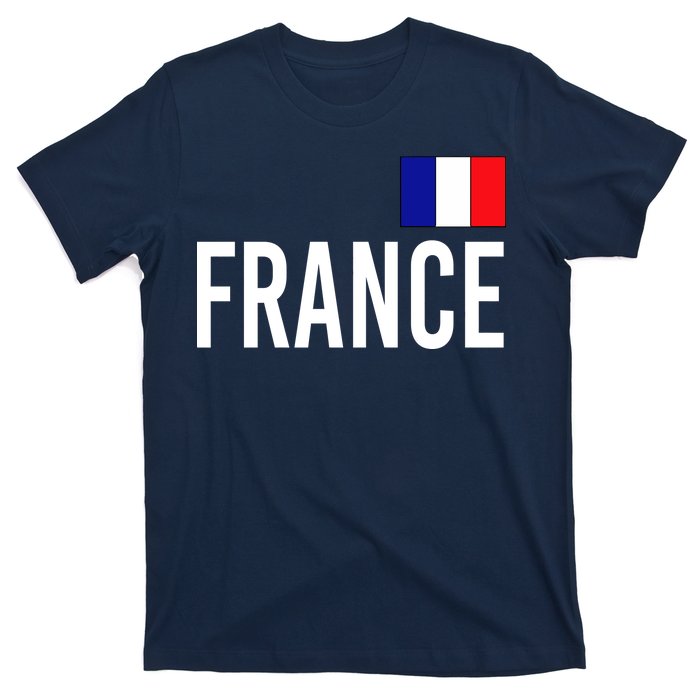 France Team Flag Logo T-Shirt