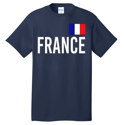 France Team Flag Logo Tall T-Shirt