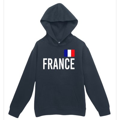 France Team Flag Logo Urban Pullover Hoodie