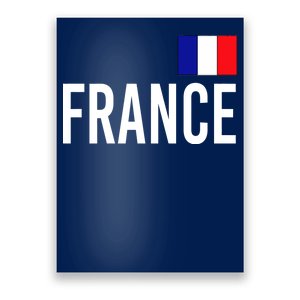 France Team Flag Logo Poster