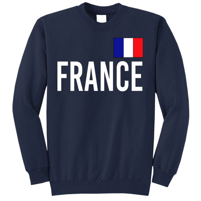 France Team Flag Logo Tall Sweatshirt