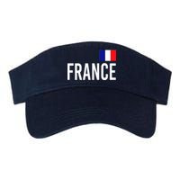 France Team Flag Logo Valucap Bio-Washed Visor