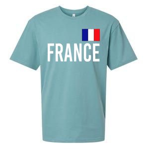 France Team Flag Logo Sueded Cloud Jersey T-Shirt