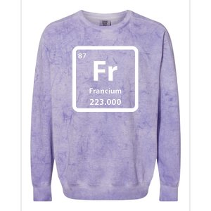 Francium Element Colorblast Crewneck Sweatshirt