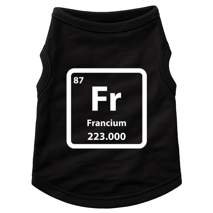 Francium Element Doggie Tank
