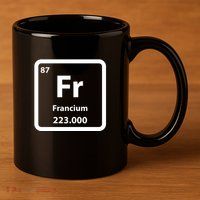 Francium Element 11oz C Handle Ceramic Mug