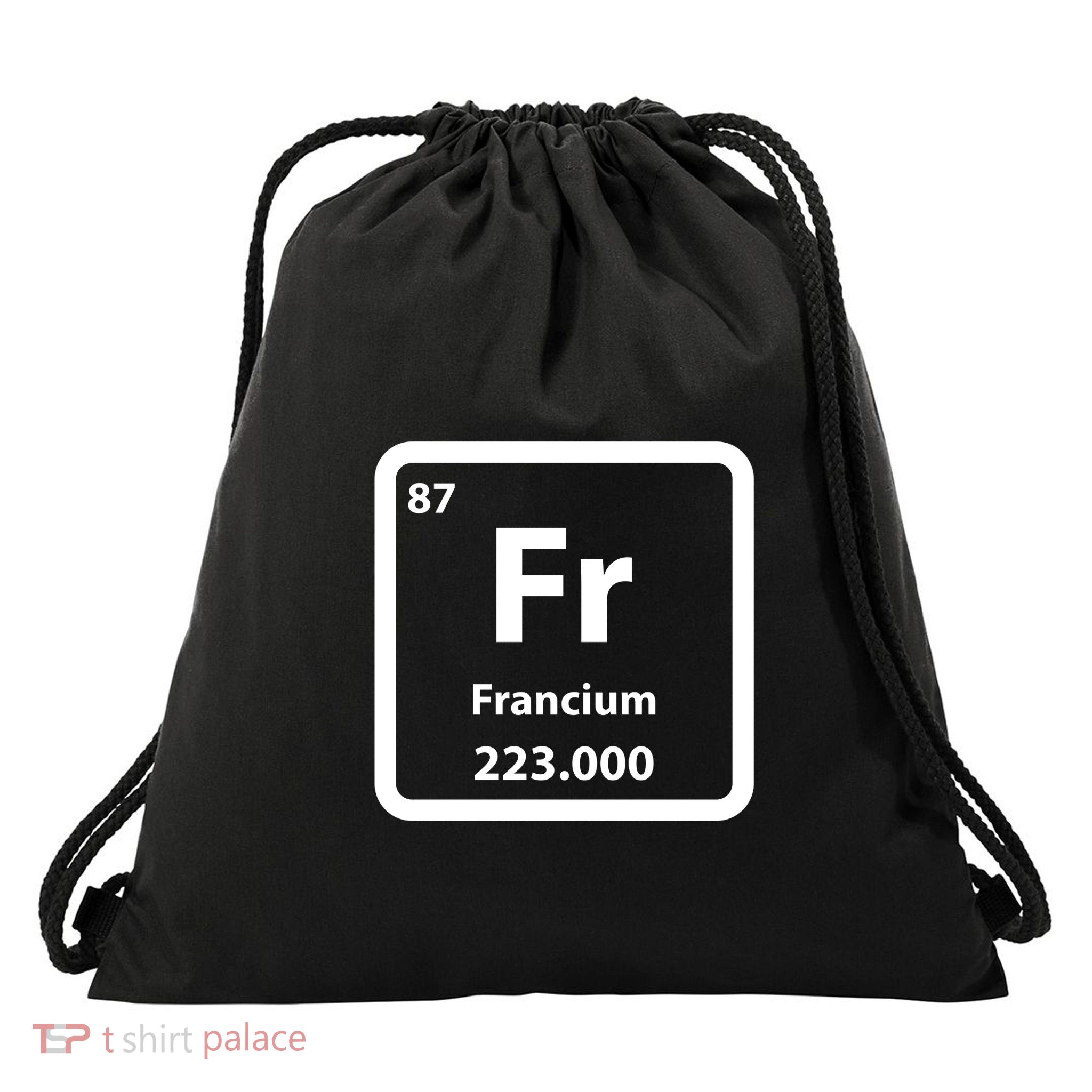 Francium Element Drawstring Bag