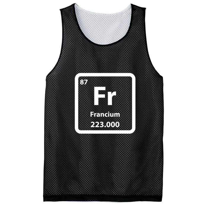 Francium Element Mesh Reversible Basketball Jersey Tank