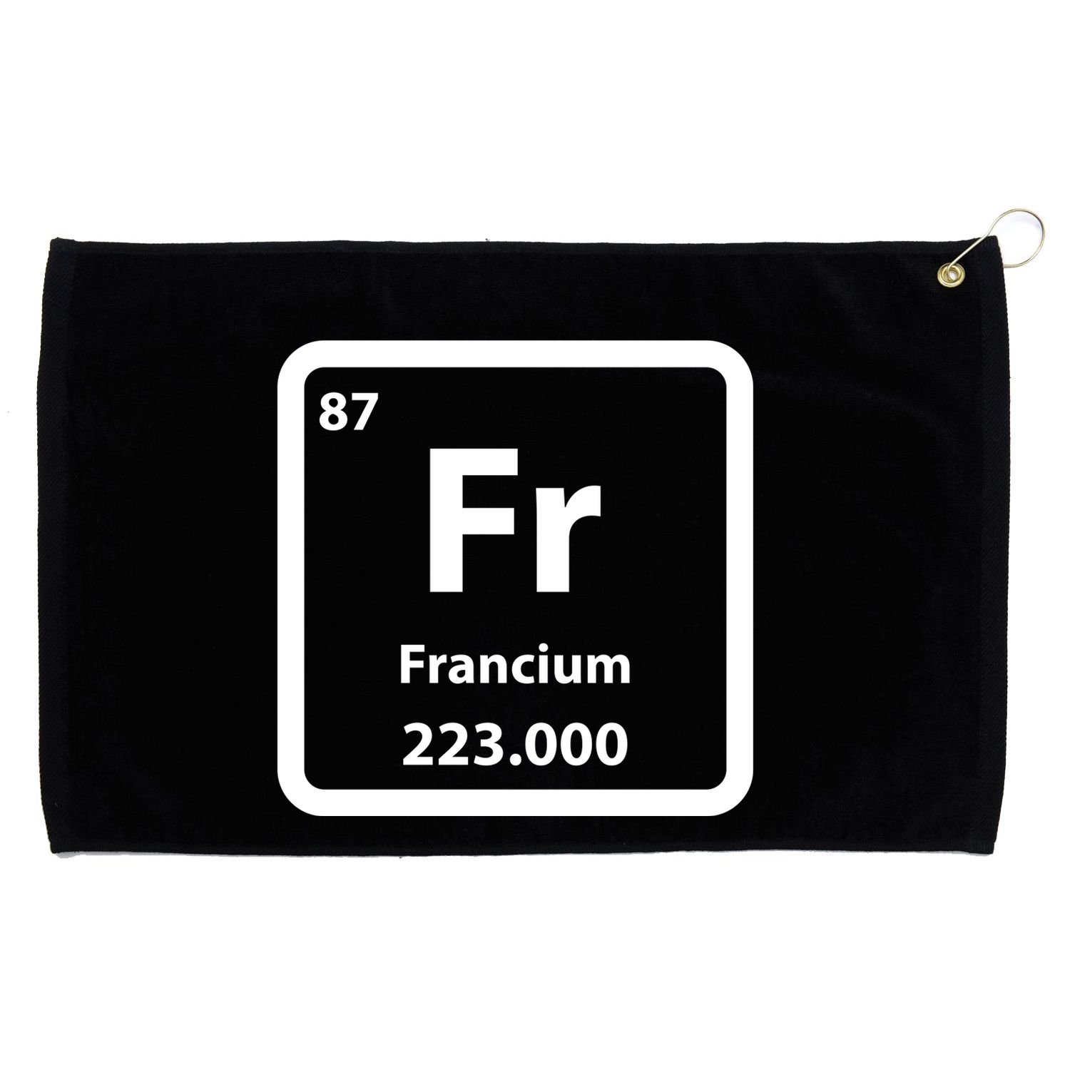 Francium Element Grommeted Golf Towel