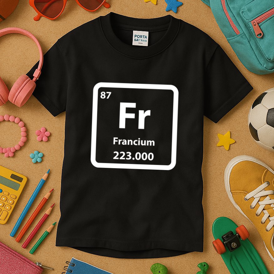 Francium Element Kids T-Shirt