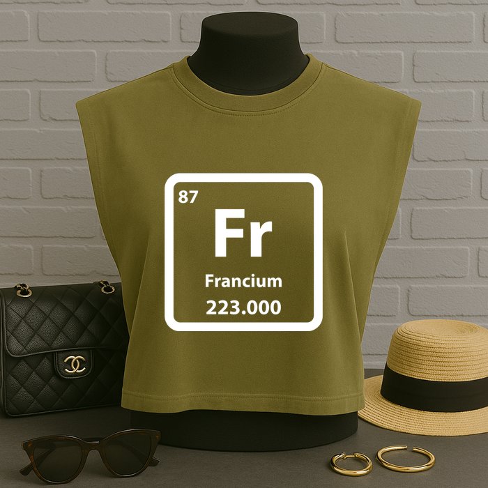 Francium Element Garment-Dyed Women's Muscle Tee
